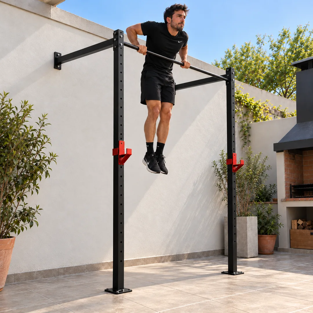 Muscle up en el rack de pared